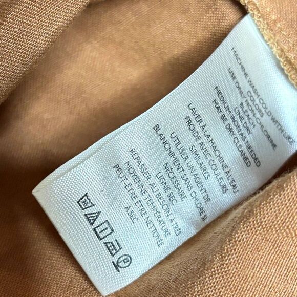 Pilcro Anthropologie Ruffles Linen Blend Shirt Size XS - Small - n76 - Picture 16 of 16